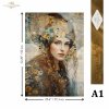 Papier decoupage morwowy FPA1011, Seria Inspired by Klimt, kobiety, zloto, dekoracyjne wzory, kamienie szlachetne, mozaiki, motywy secesyjne * Mulberry decoupage paper FPA1011, women, gold, decorative patterns, gemstones, mosaics, Art Nouveau motifs *Pape